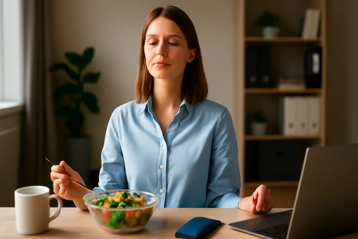 Perché una pausa pranzo consapevole è la chiave per gestire lo stress? Scopri la tecnica suggerita