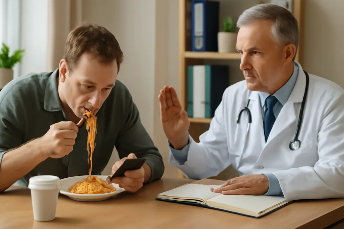 Perché i pasti troppo frettolosi compromettono il benessere? Soluzioni pratiche dal medico legale